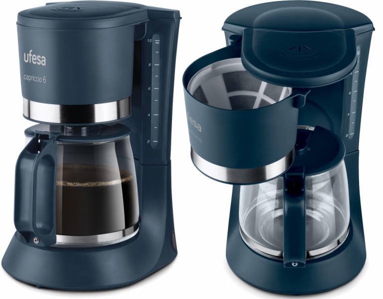 Cafetera goteo - 600 W - 6 Tazas - Desconexión automática - Ufesa