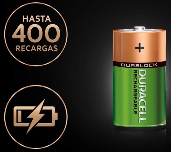 Pilas Tipo D Lr20 Duracell