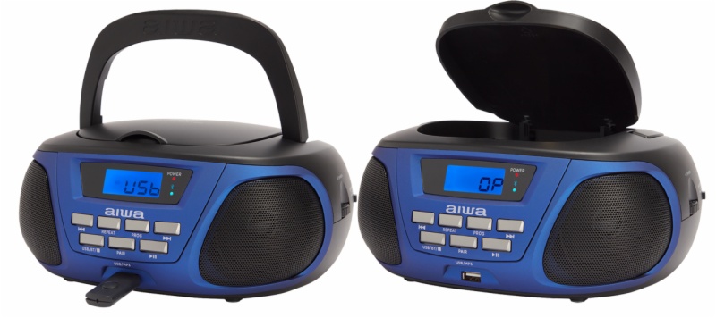 aiwa BBTU-300BL Azul / Radio CD portátil