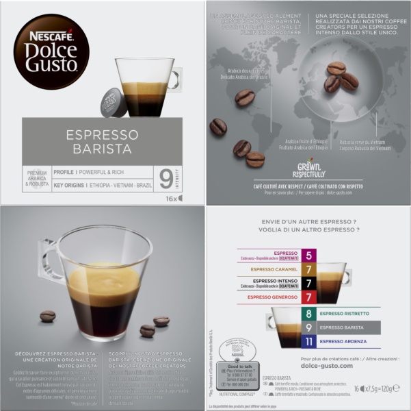 CAPSULAS CAFE DOLCE GUSTO BARISTA