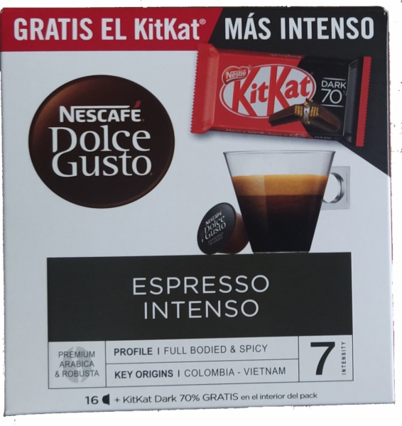 Café Dolce Gusto Espresso Intenso 16 Cápsulas