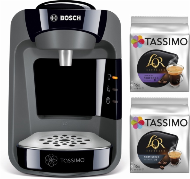 CAFETERA BOSCH TASSIMO SUNY TAS3702C (+32 CÁPSULAS DE REGALO)