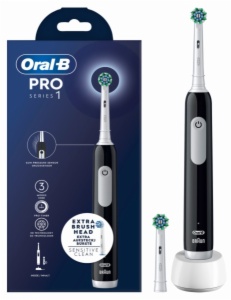 CEPILLO DENTAL BRAUN PRO1 BLACK + 2 RECAM