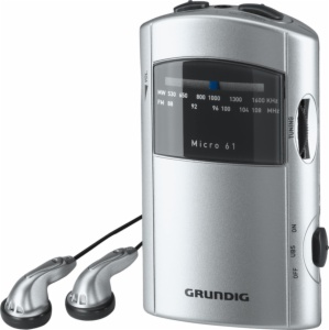 TRANSISTOR GRUNDIG MICRO 61 SILVER/GREY