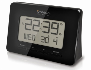 mosquito Parcialmente energía RADIO RELOJ OREGON RM-938 NEGRO ALARMA