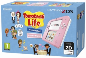 CONSOLA NINTENDO 2DS ROSA + TOMADOCHI