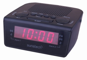 RADIO RELOJ SUNSTECH FRD18BK